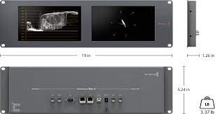 SmartScope Duo 4K 2 Dual 8in 3RU 6G-SDI Monitors w/Scopes