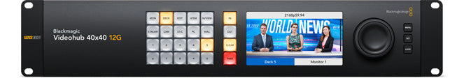 Videohub 40 x 40 12G-SDI Routing Switcher